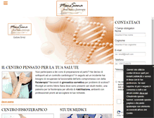 Tablet Screenshot of fisioterapiastudimedicimenssana.com